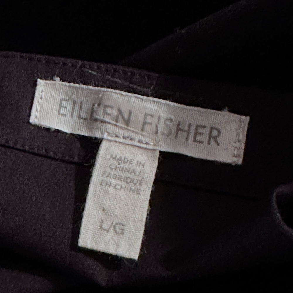 Eileen Fisher Black Pocket Tank Dress - Picture 6 of 8